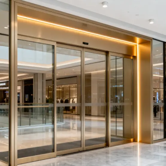 অ্যালুমিনিয়াম খাদ বৈদ্যুতিক দরজা